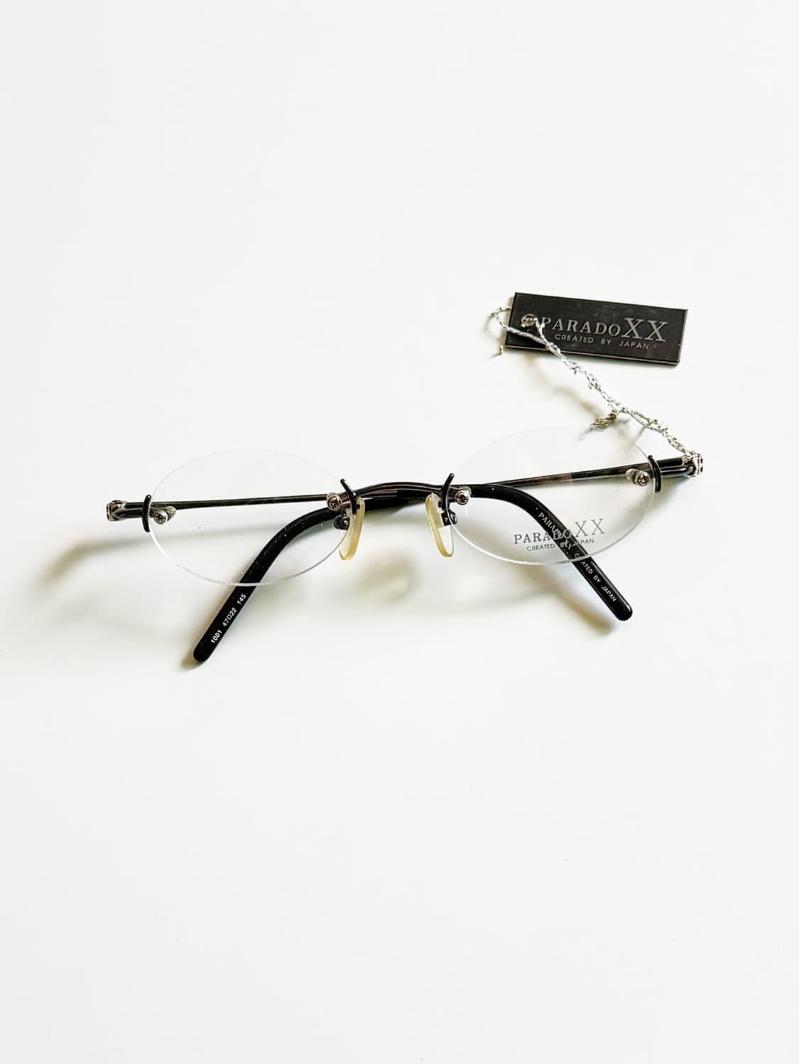 PARADOXX 무테 오벌 메탈 프레임 빈티지 안경 상품이미지1