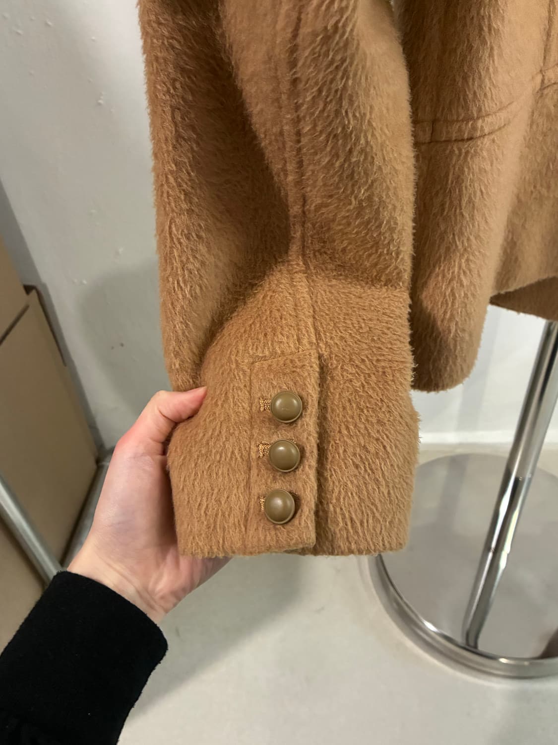 센소유니코 사선 후드 코트 DW2R 상품이미지6