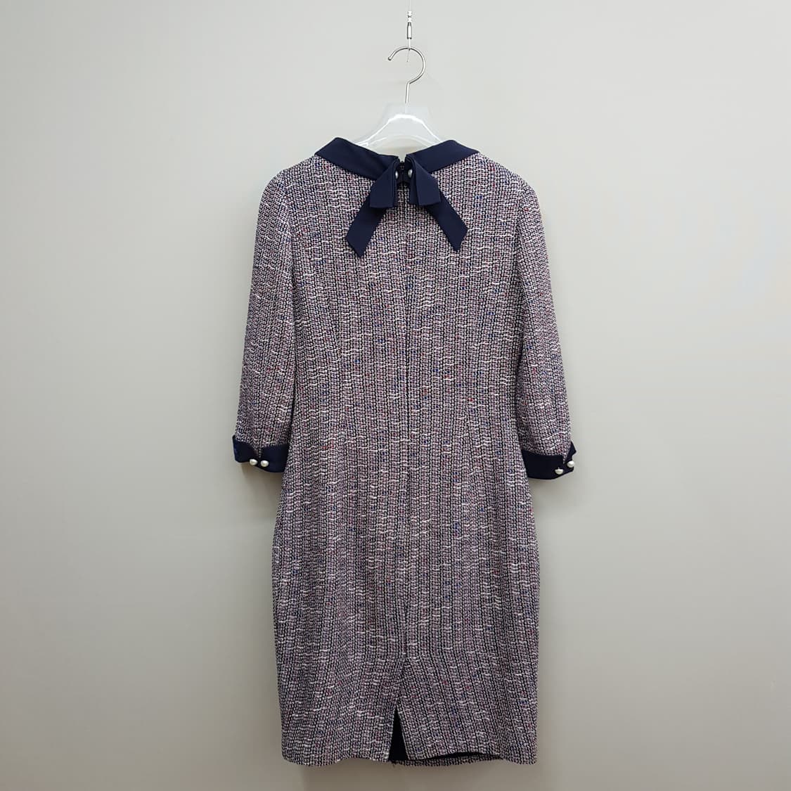 모조에스핀 트위드 원피스 55사이즈 상품이미지4