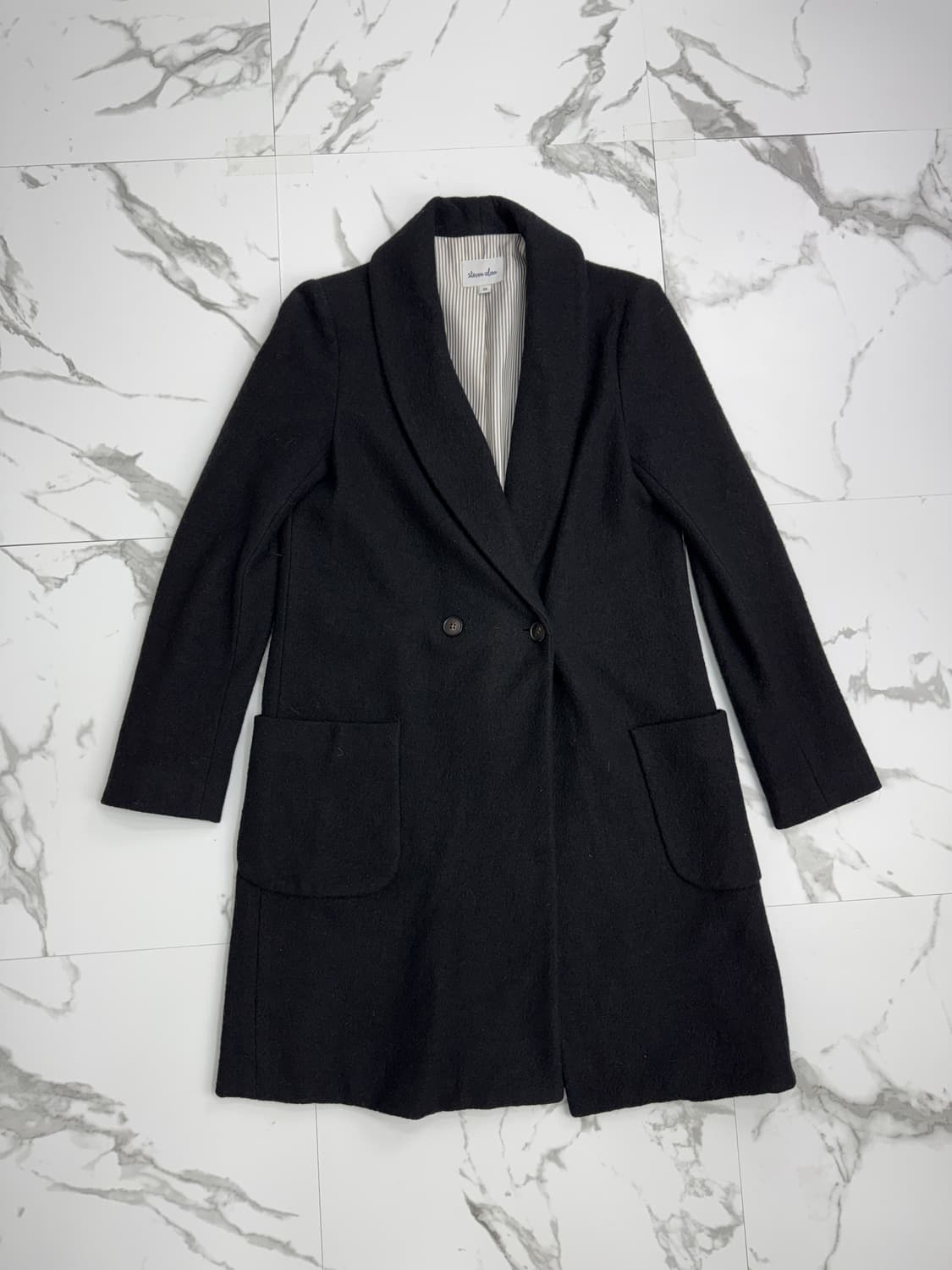 스티브알란 울 코트 상품이미지1