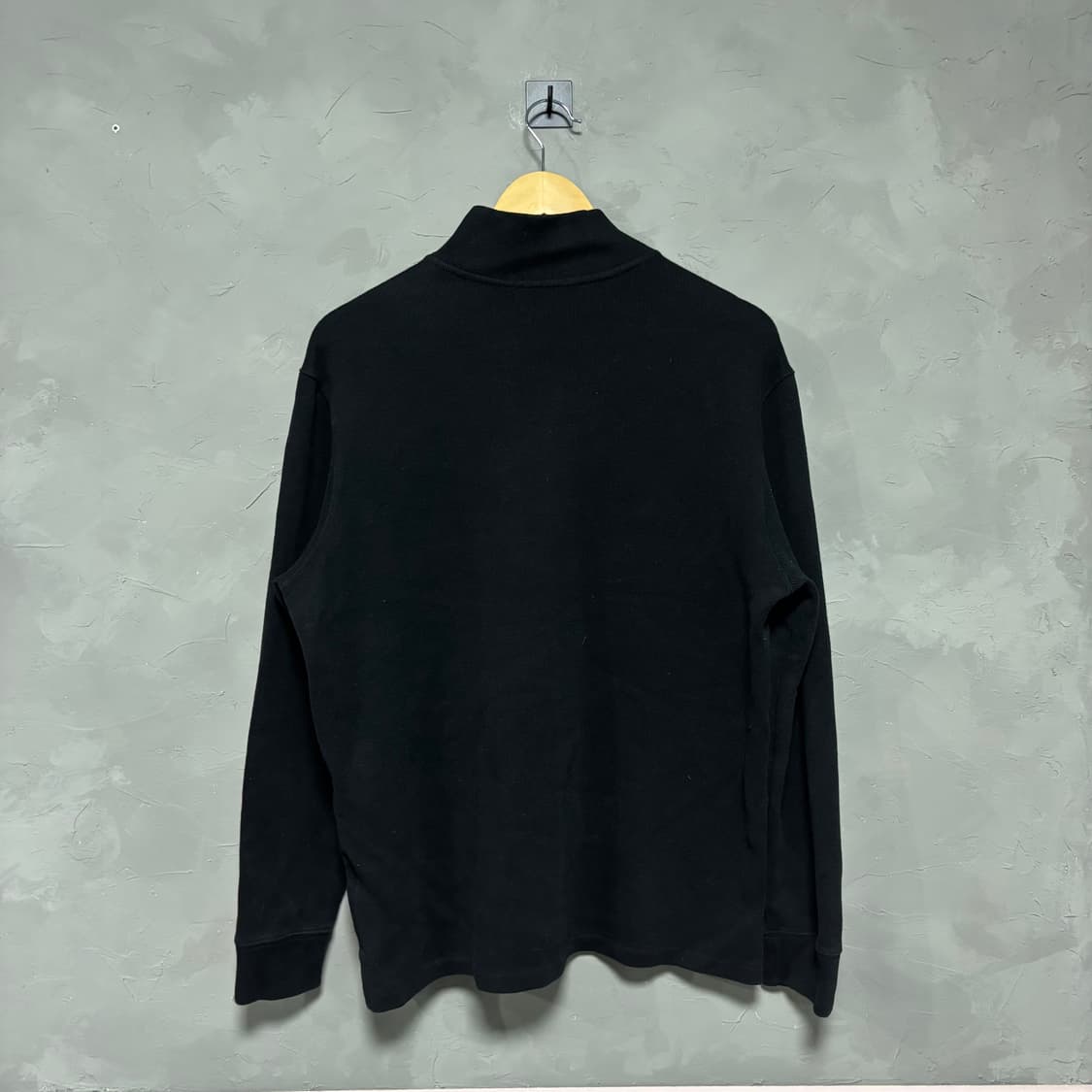 폴로 랄프로렌 신형 니트 반집업 검정 상품이미지4