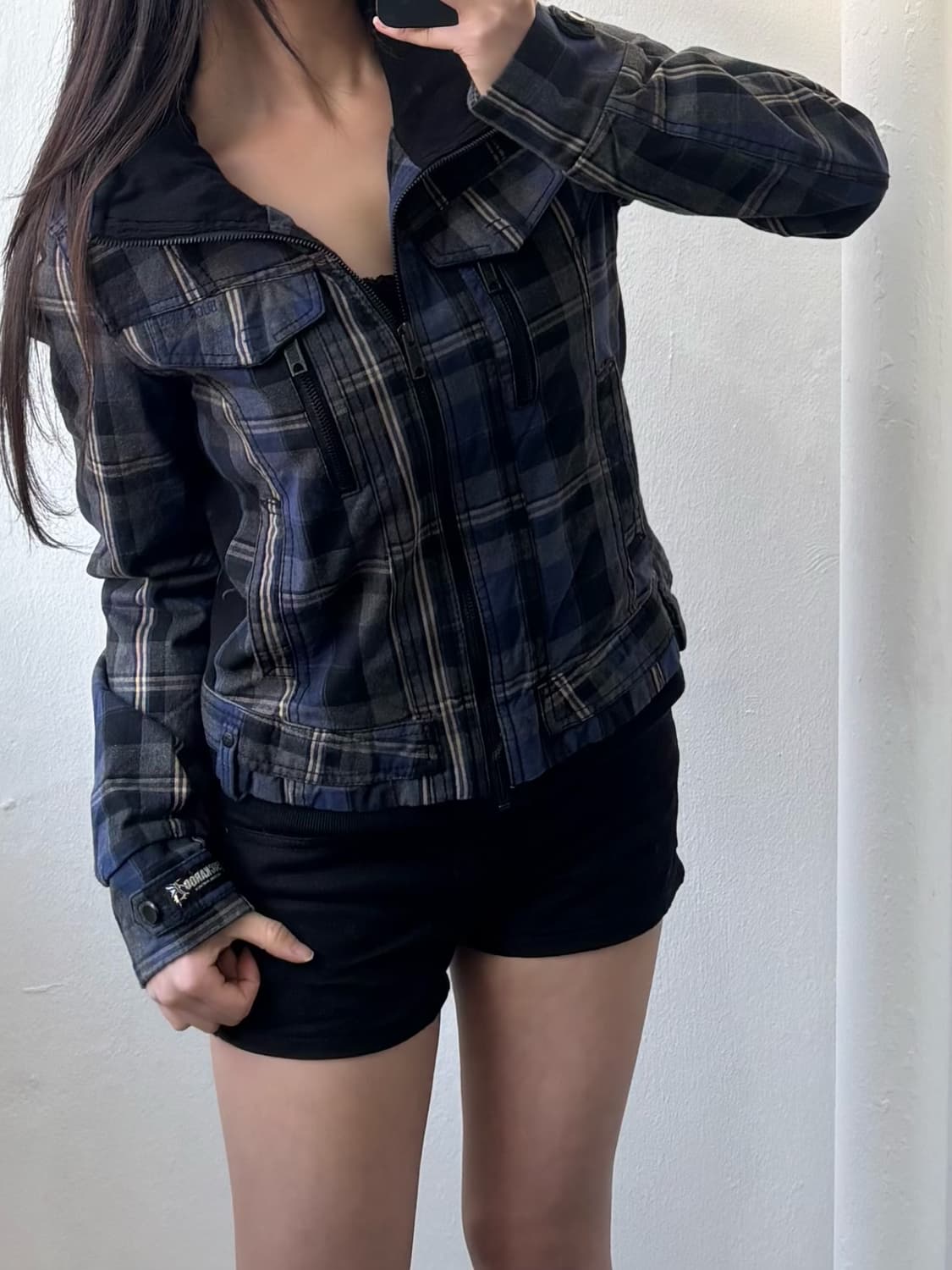 Buckaroo jeans Blue Check Zip-Up Jacket 상품이미지3