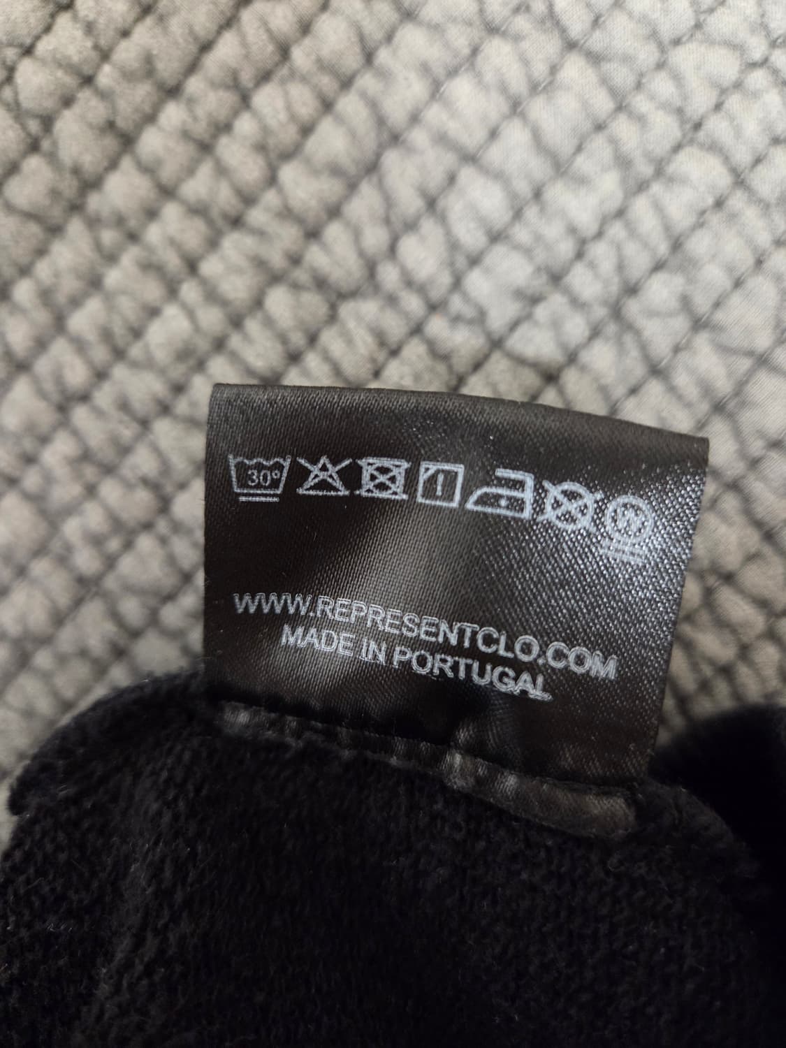 Represent 리프레젠트 블랭크 후드 블랙 M 상품이미지5