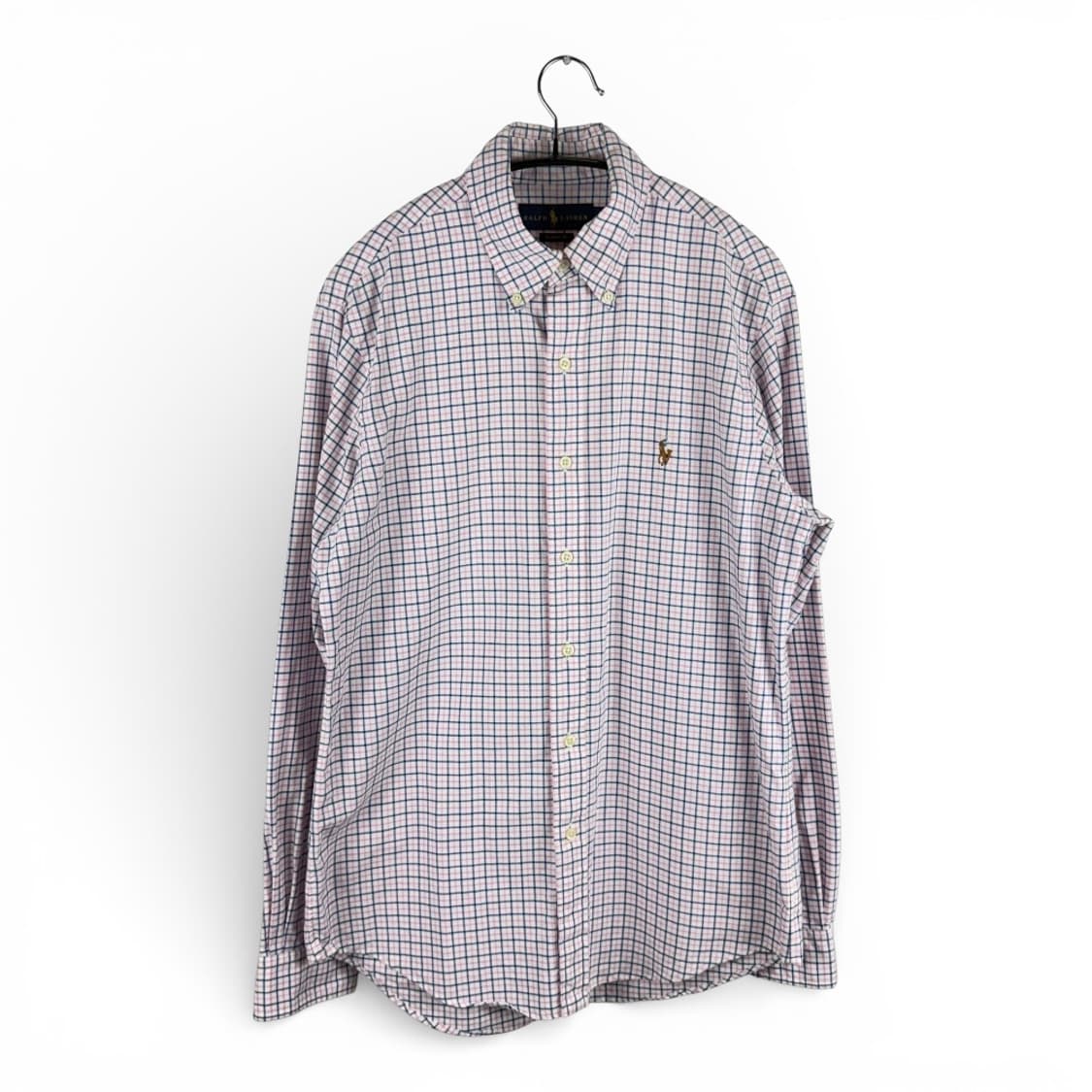 S) 랄프로렌 클래식핏 옥스포드 체크 셔츠 상품이미지1