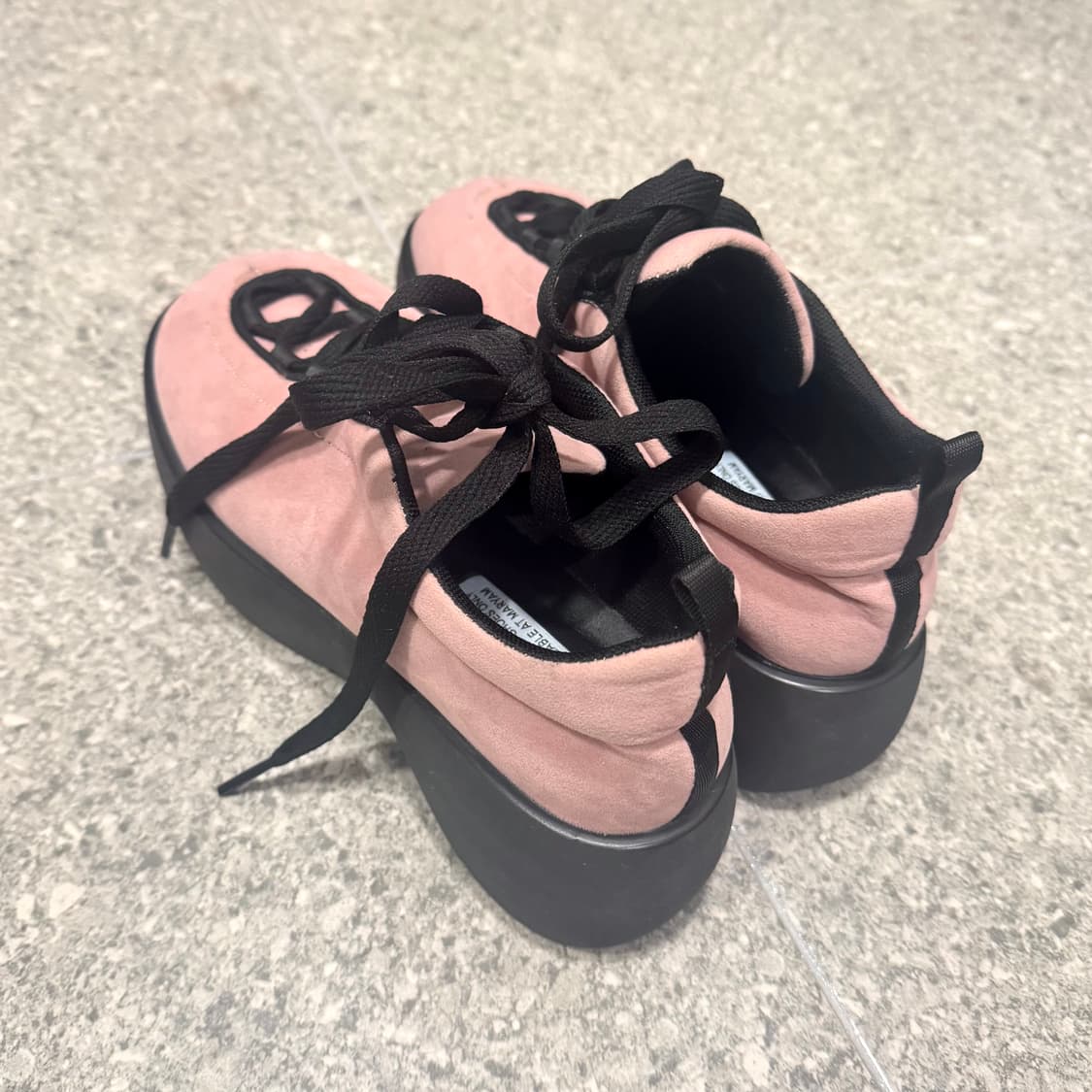 (230) 마뗑킴 ms129 스니커즈 핑크 상품이미지3