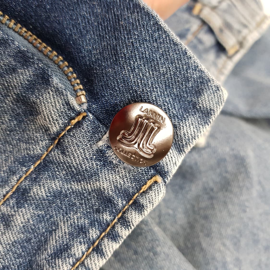 한섬 랑방 2023 백밴딩 데님 슬릿  스커트 64-94사이즈 상품이미지6