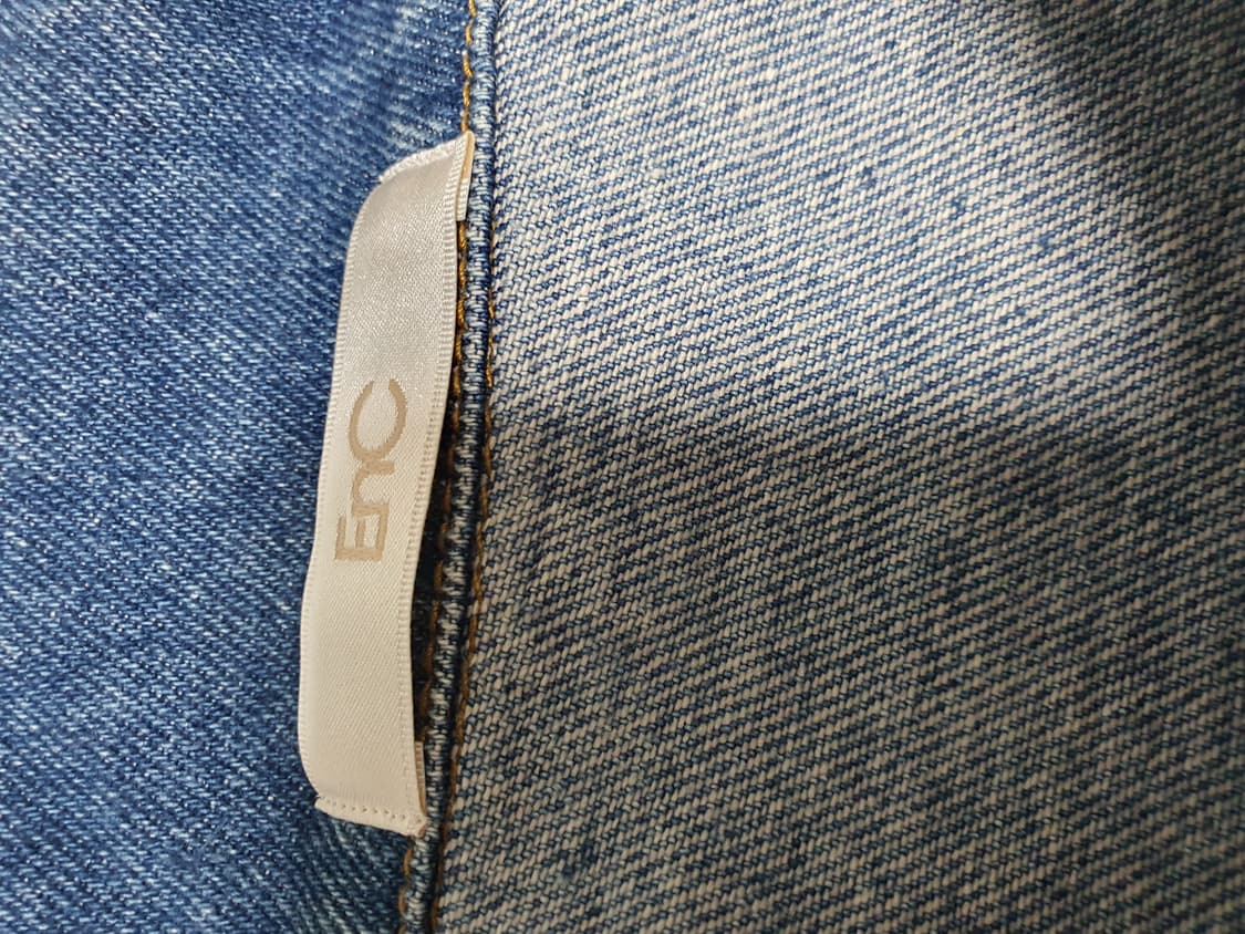 이엔씨 숏 크롭기장데님 청자켓 F s~m 상품이미지7