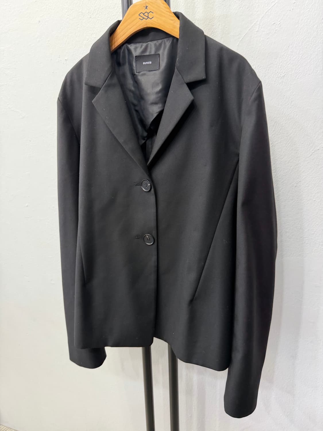 매장판정품) eunoia 유노이아 블랙 블레이저 자켓 F 상품이미지3