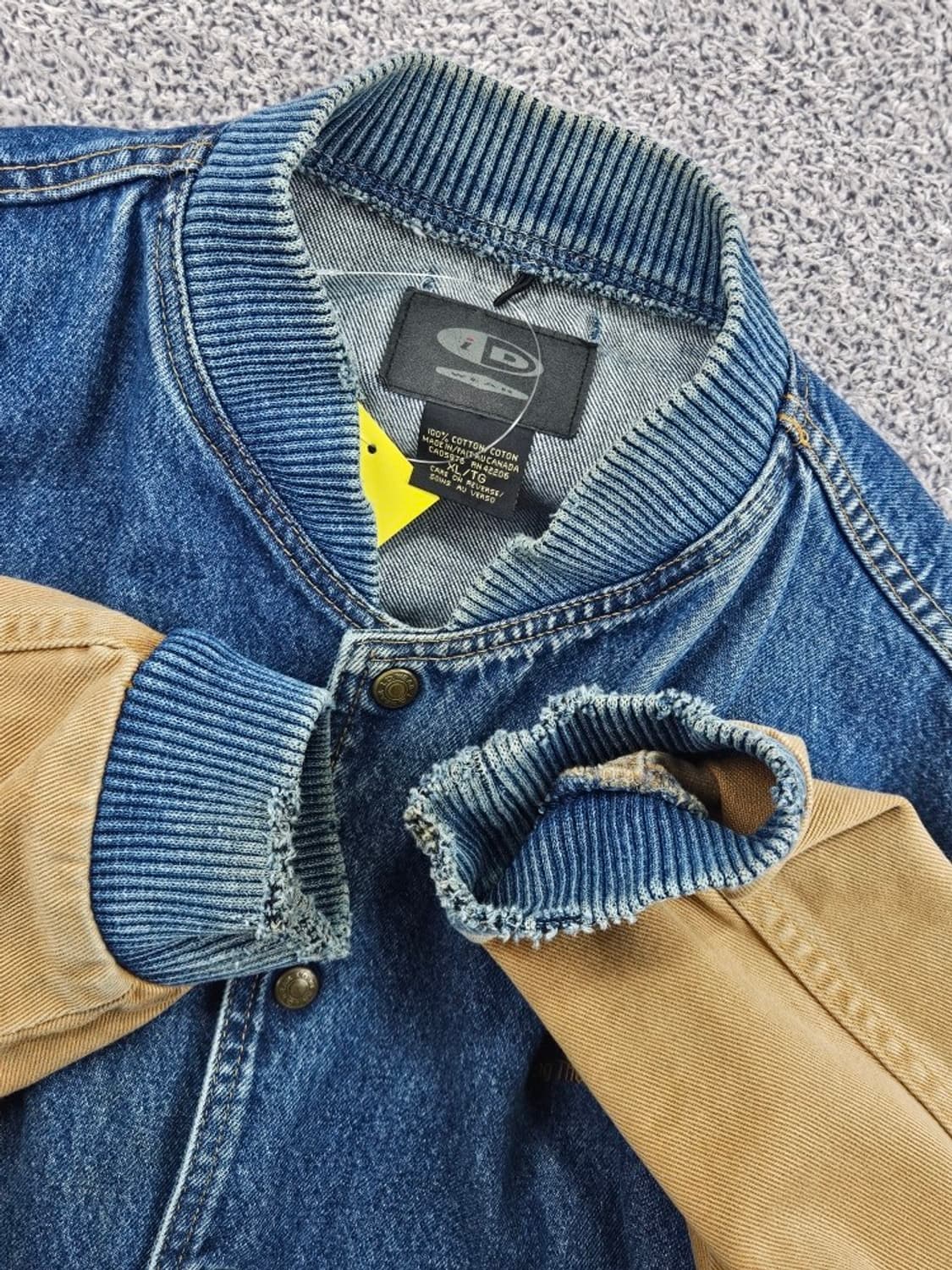 ID WEAR 코튼 데님 바시티 자켓 ( XL ) / 11580 상품이미지7