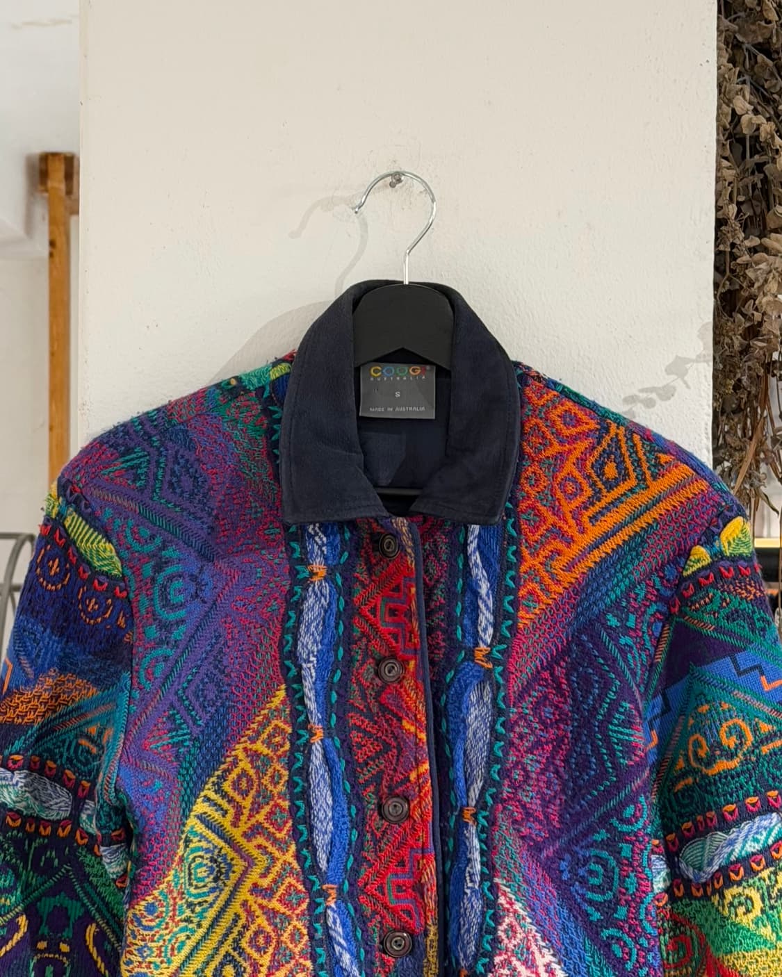 쿠지 멀티컬러 3D 니트 자켓 상품이미지4