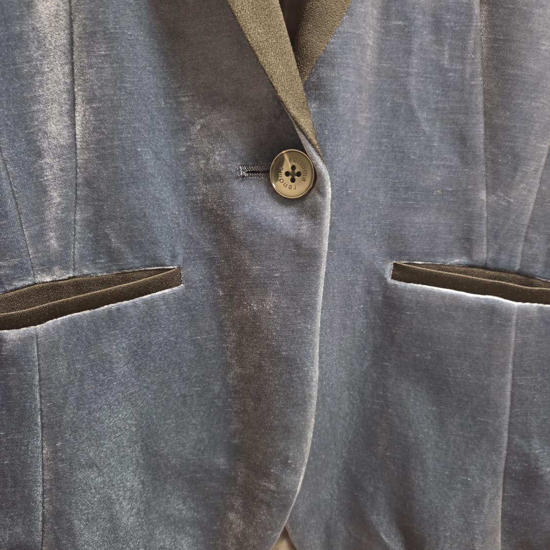 Renoma 일본판 벨벳 자켓 M-L 상품이미지4