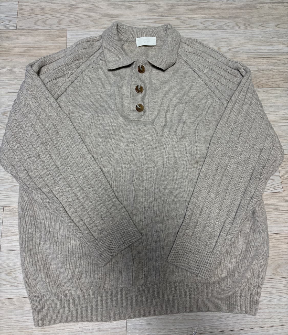 제이리움 메리노울 래글런 니트 (XL)(실착 1회) 상품이미지1