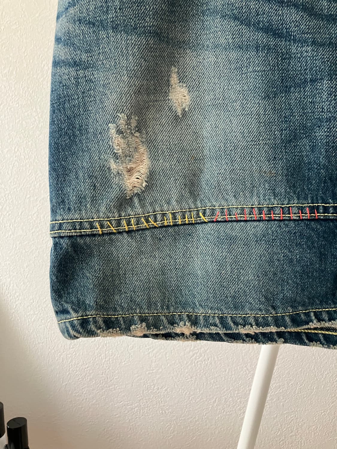 츠모리치사토 스티치 데님스커트 2사이즈 상품이미지4