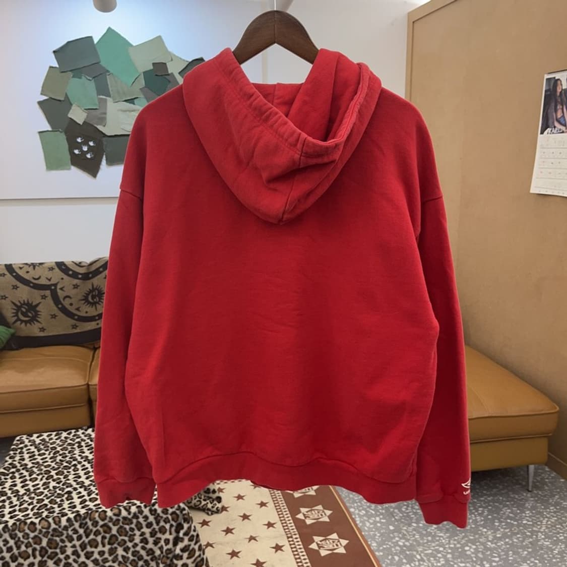 엄브로 올드스쿨 레트로 빈티지 스펠로고 후드티 100 C09466 상품이미지4