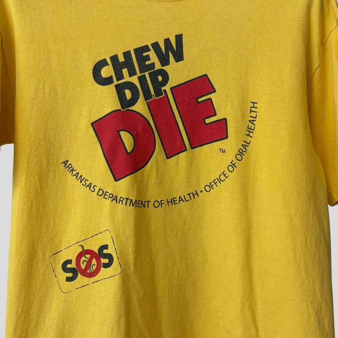 (M)빈티지 CHEW DIP DIE 반팔티셔츠 상품이미지4