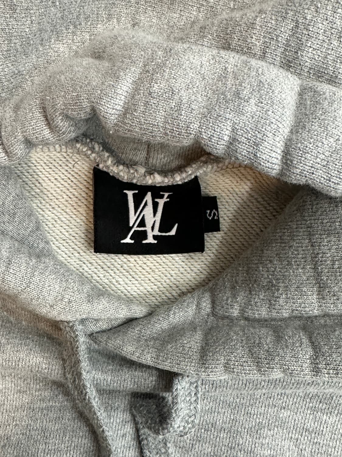 우알롱 후드티 그레이 상품이미지3