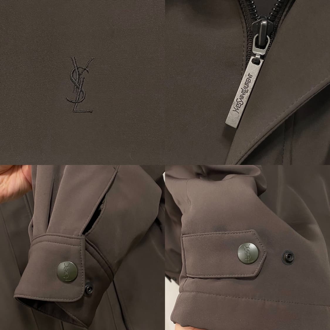 YSL 입생로랑 누빔 내피 나일론 점퍼 자켓 상품이미지4