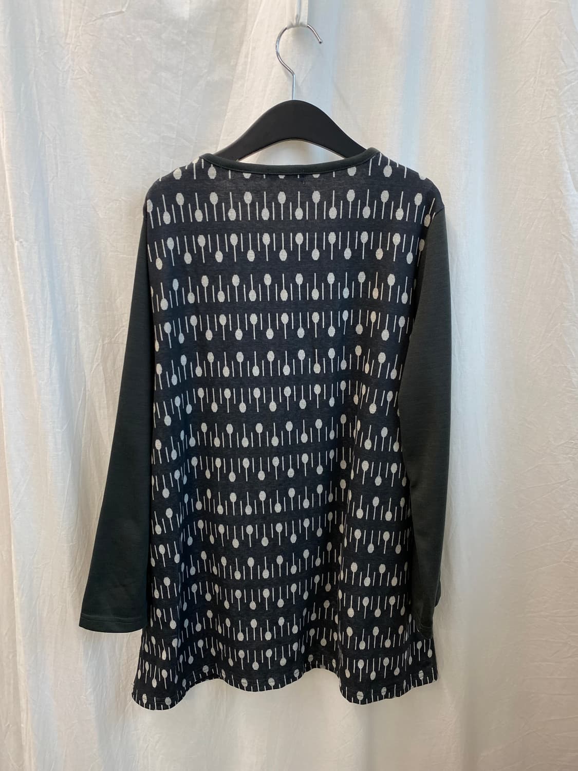 차콜 도트 롱탑(L) 상품이미지7