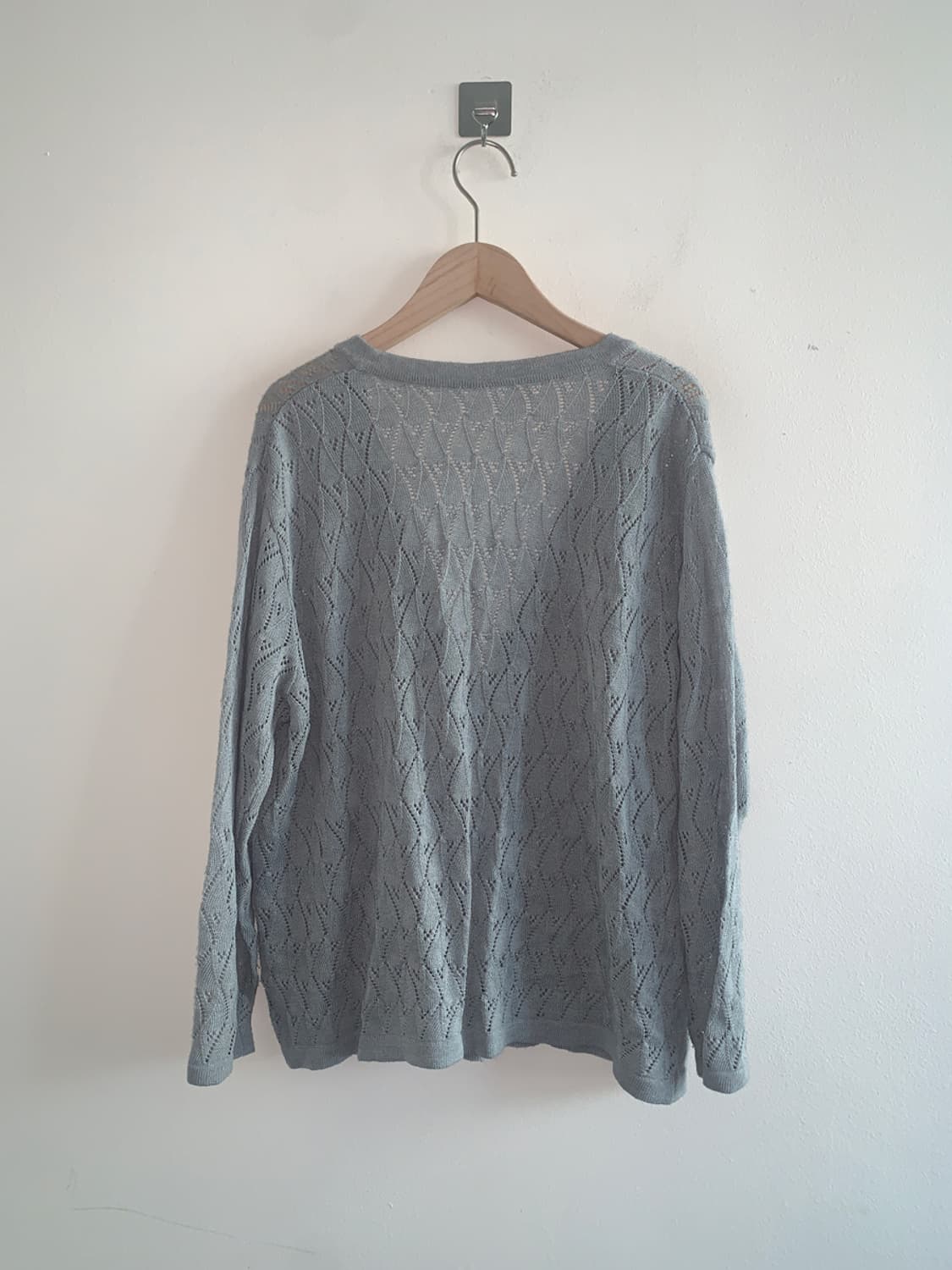Vintage grey knit cardigan 상품이미지6
