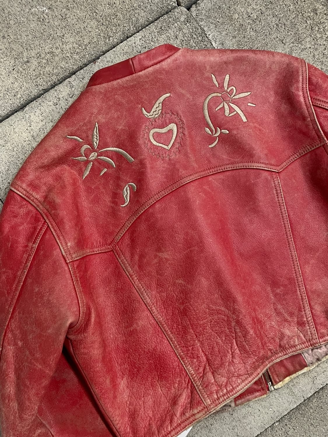 빈티지 싱글 라이더 자켓  상품이미지9