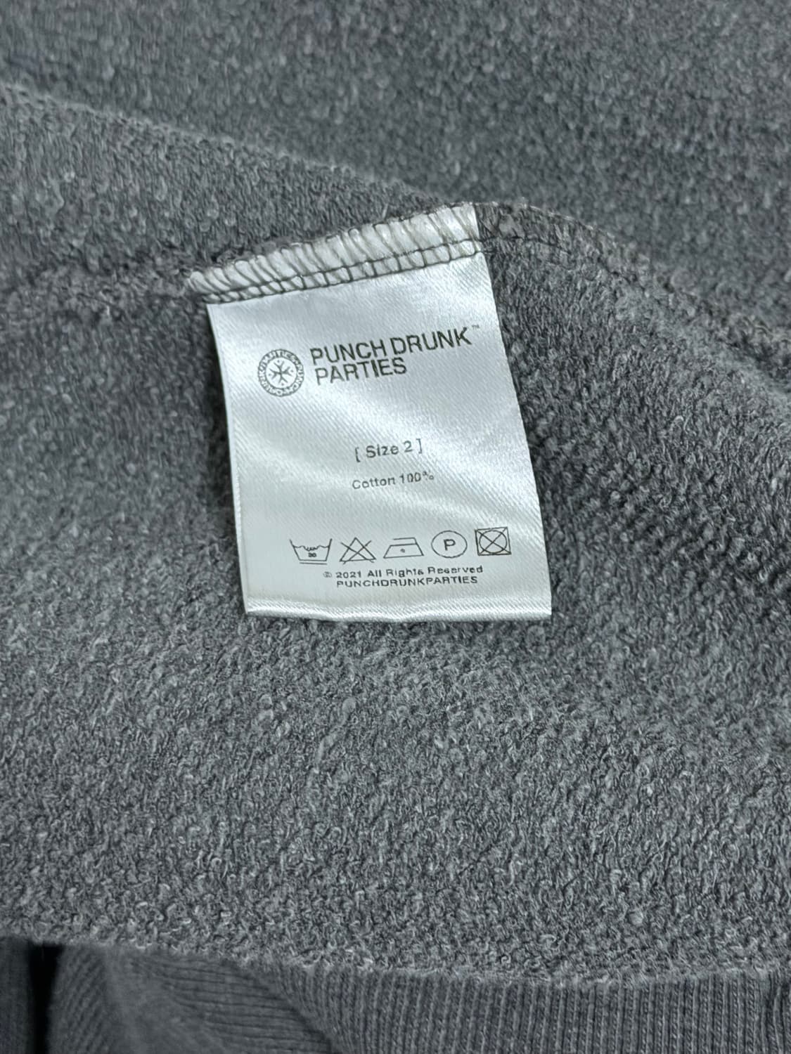 [2]펀치드렁크파티즈 후드집업 차콜 상품이미지7