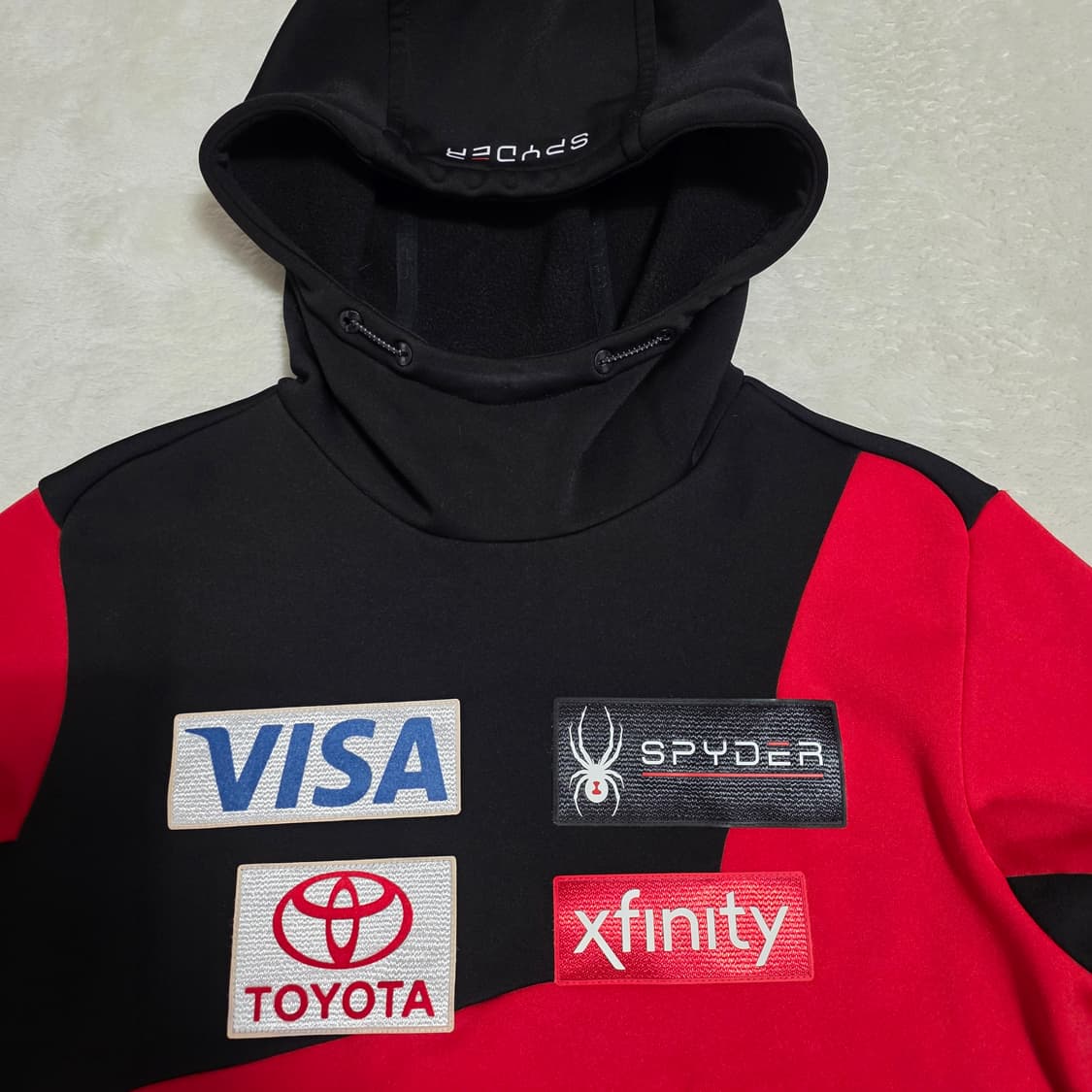 (M)스파이더 US.스키팀 스폰서 와팬 후드티 상품이미지2