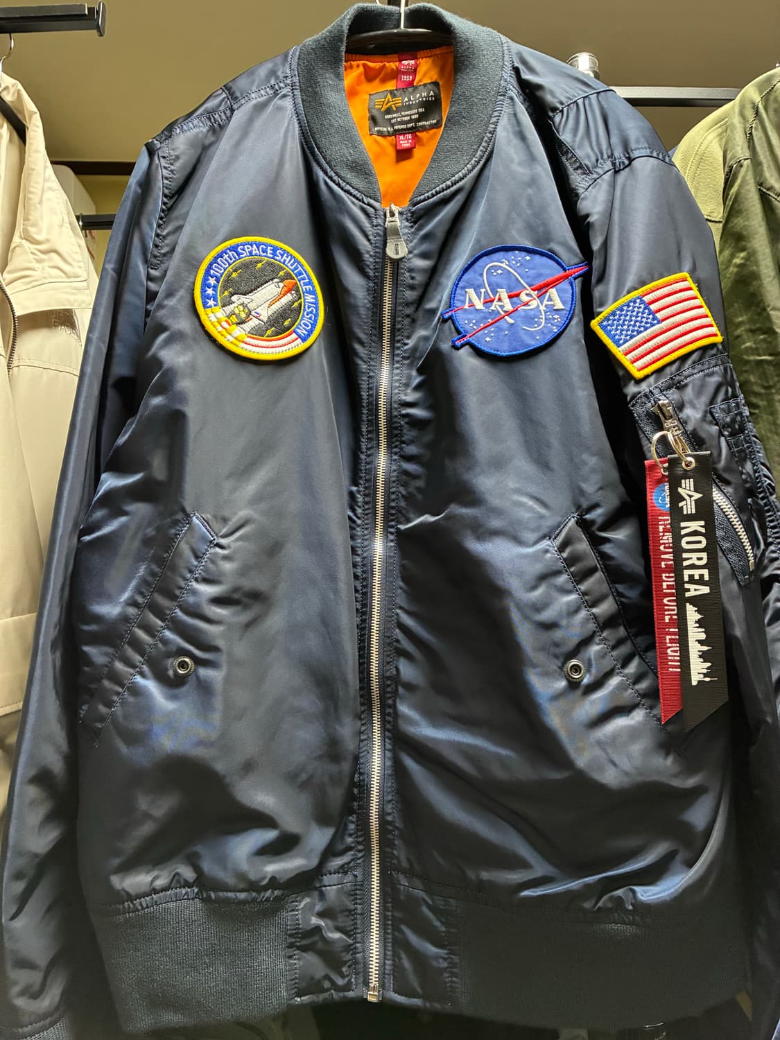 알파인더스트리 L-2B 나사 자켓 네이비 상품이미지1