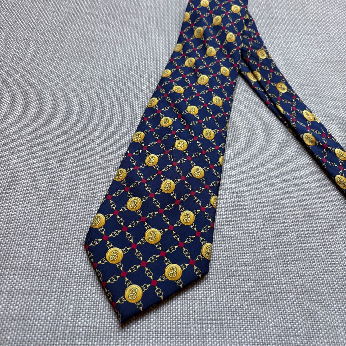 90s Burberrys 모노그램 타이 ITALY made 상품이미지3