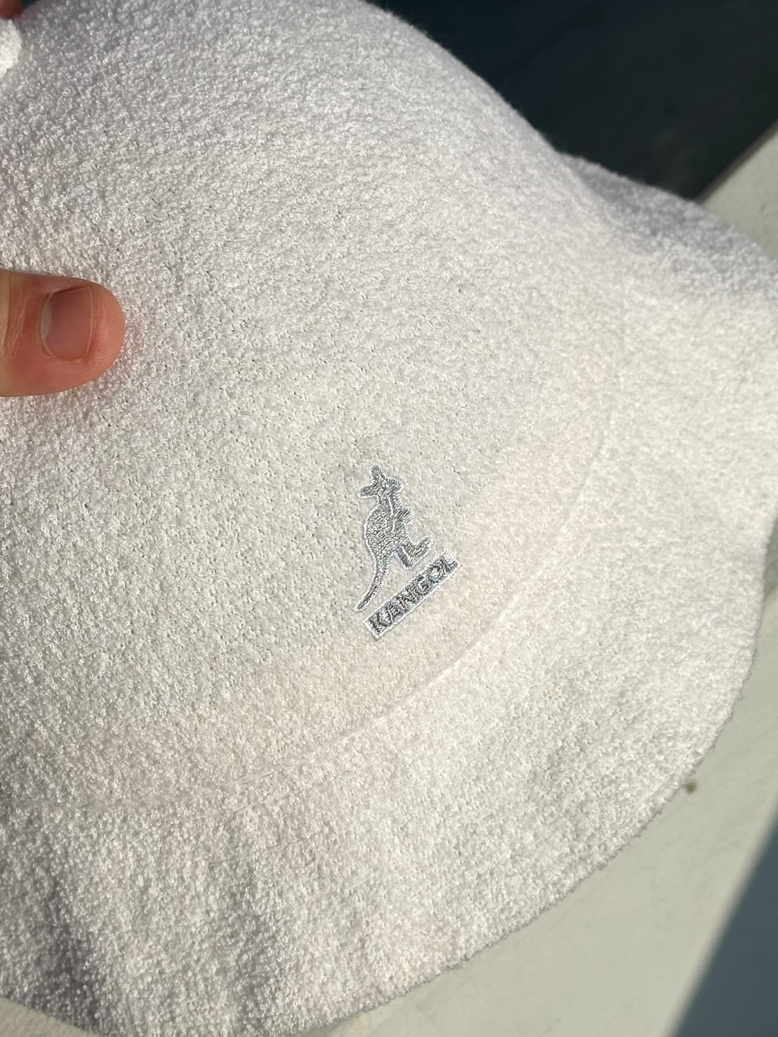 [L] 캉골 로고 화이트 버킷햇 모자 상품이미지4