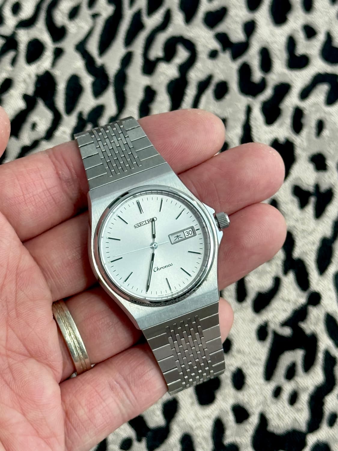 80s 빈티지 세이코 크로노스 쿼츠 상품이미지8