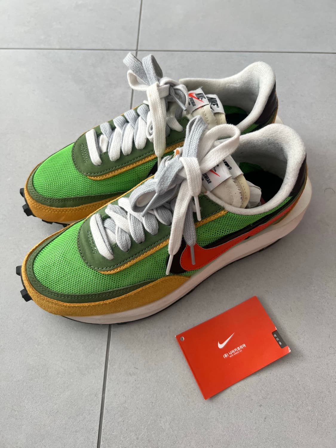 나이키 x 사카이 ld와플 그린멀티 240 상품이미지1