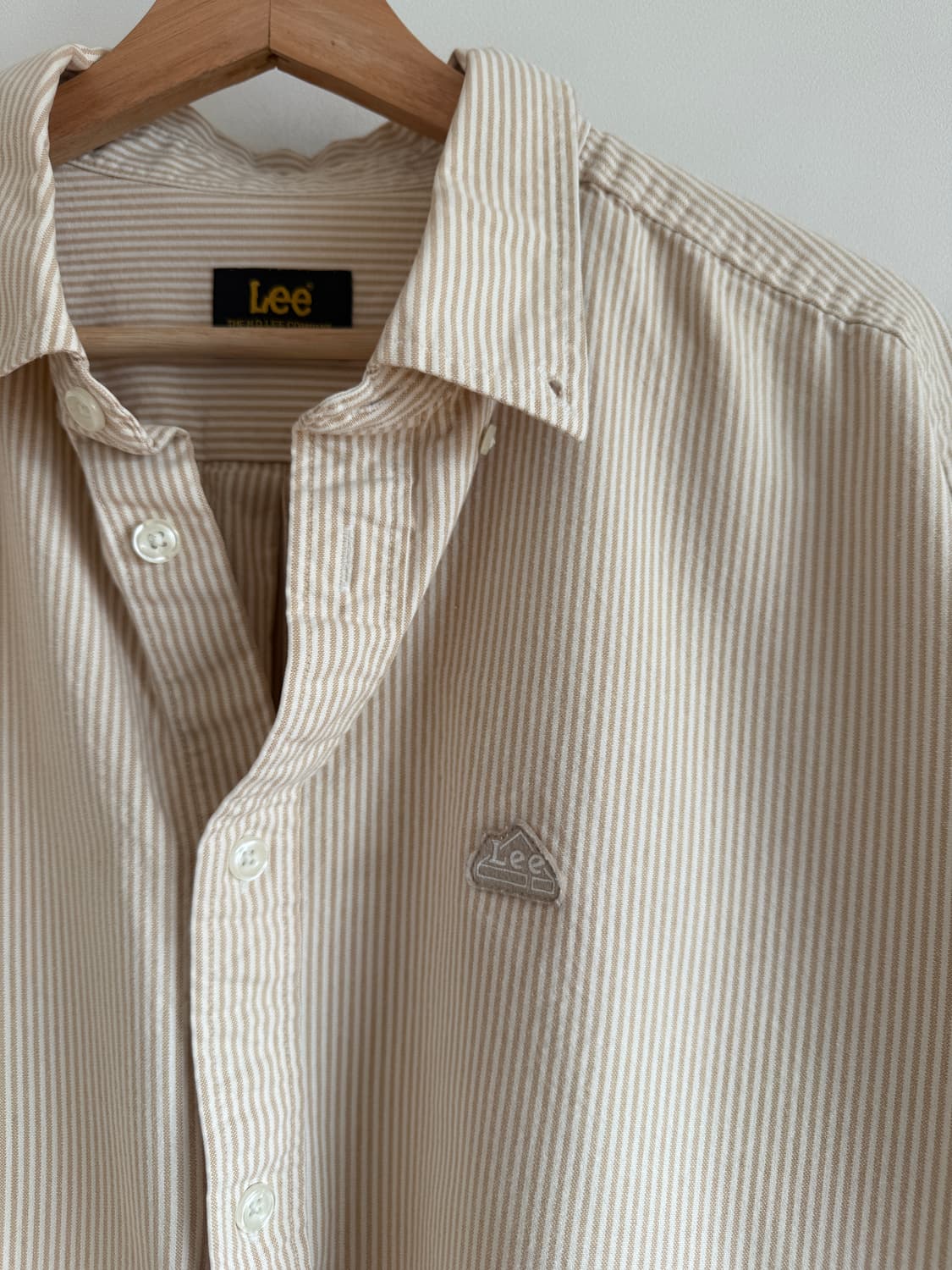 Lee 핀스트라이프 헤비코튼 셔츠 상품이미지3