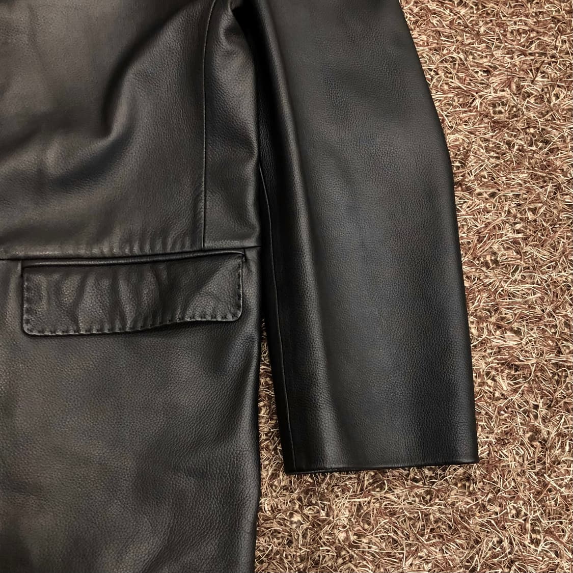 니나리치 양가죽 레더 블레이저 가죽 자켓 상품이미지3