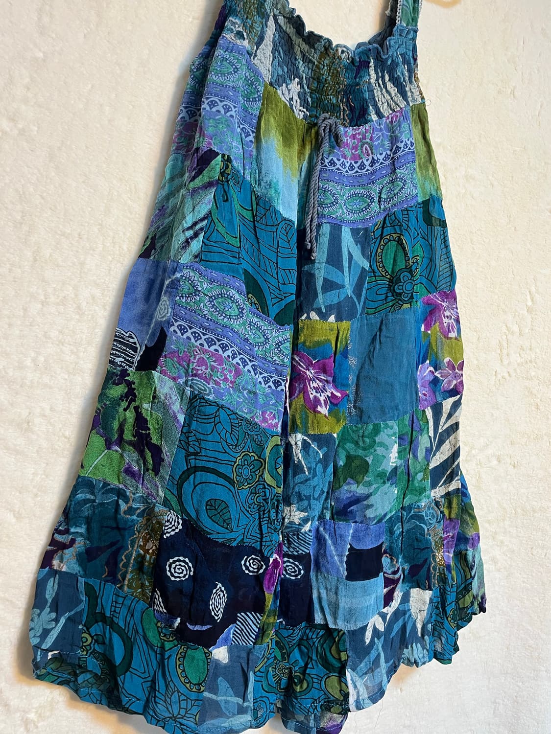 빈티지 히피 패치 나시 원피스 상품이미지2