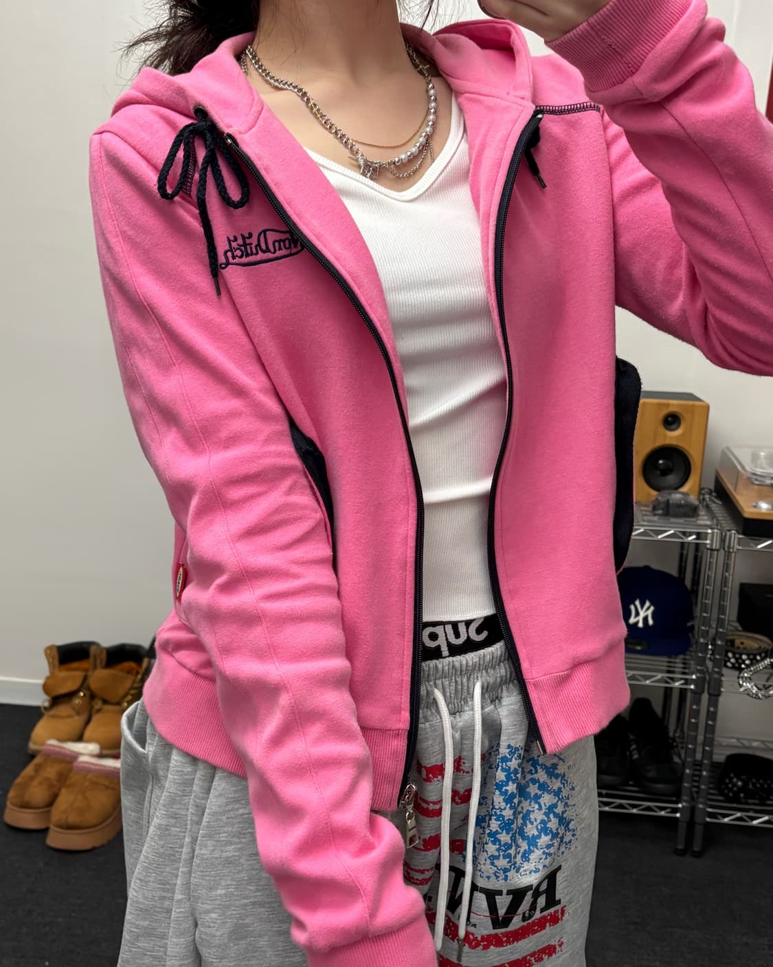 본 더치 00s 유틸리티 포켓 후드집업 상품이미지3