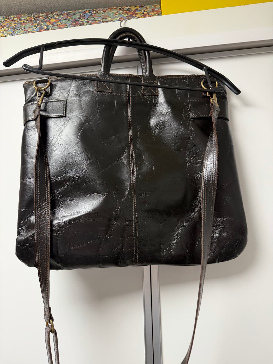 엠비스 말가죽 헬멧백 블랙  상품이미지4