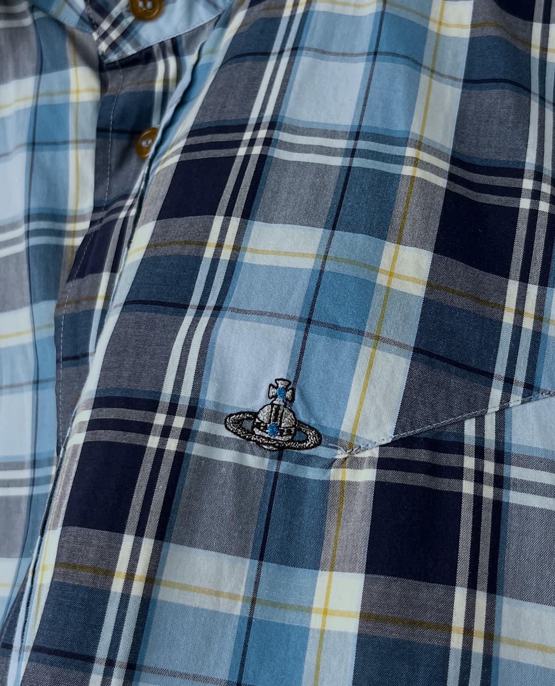 Vivienne westwood 비비안웨스트우드 하이넥 로고 셔츠 상품이미지2