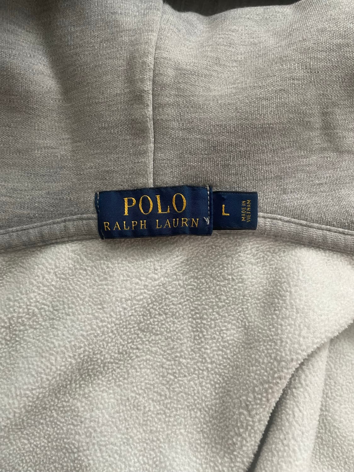 폴로 랄프로렌 빅포니 그레이 성조기 후드집업 상품이미지2
