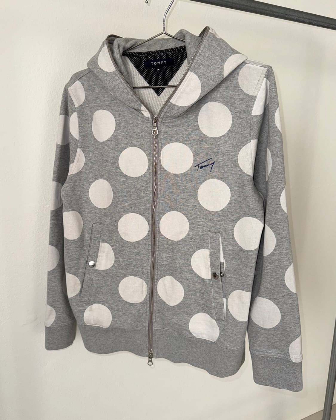 Tommy 도트 후드집업 상품이미지3