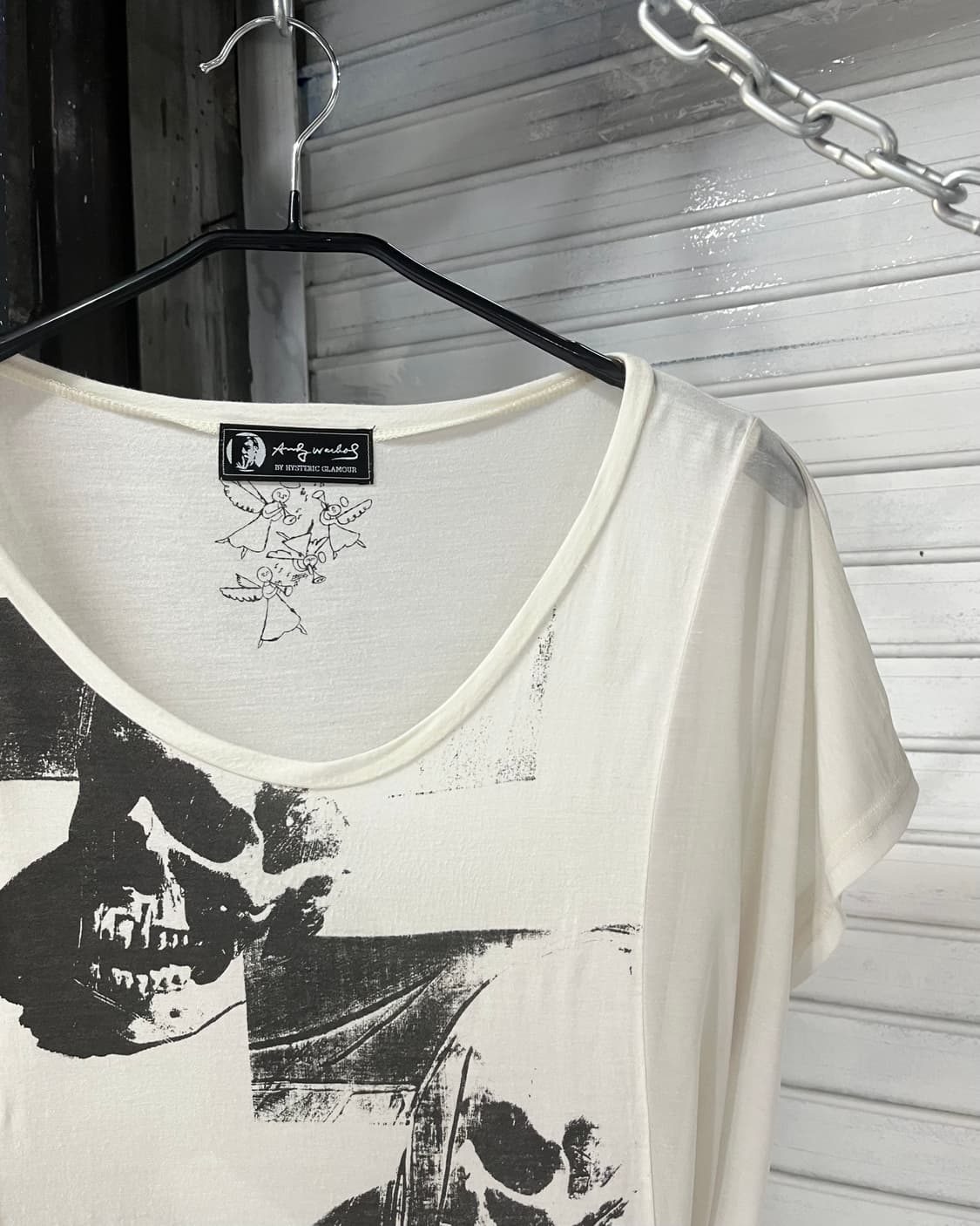 Hysteric Glamour skull bondage tee 상품이미지2