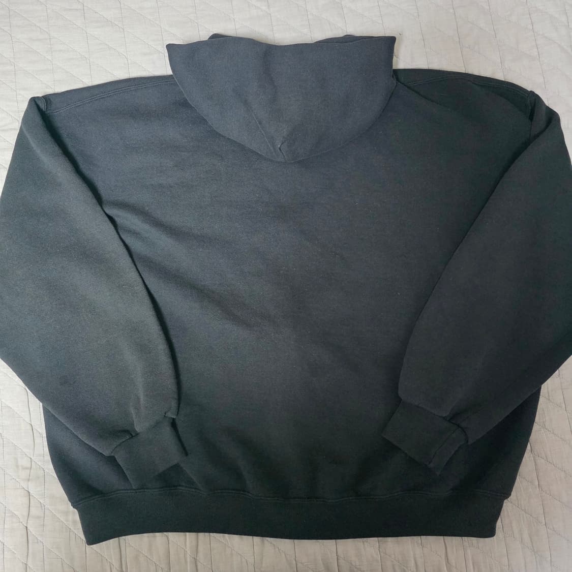 [XXL] 90s 빈티지 러셀 애슬레틱 후드집업 블랙 라이트페이드 상품이미지5