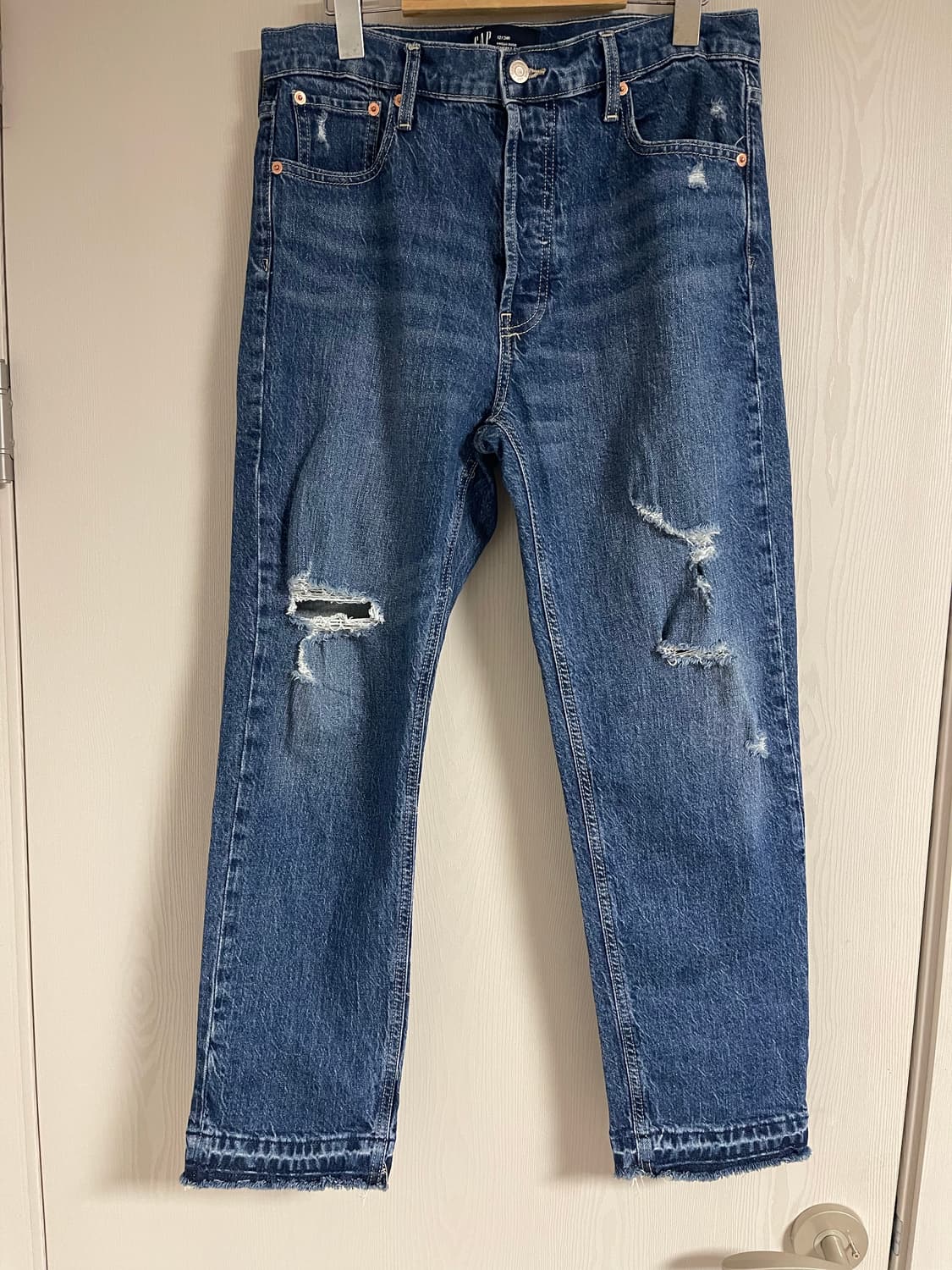 갭 (GAP) High Rise Cheeky Straight 데님31 상품이미지2