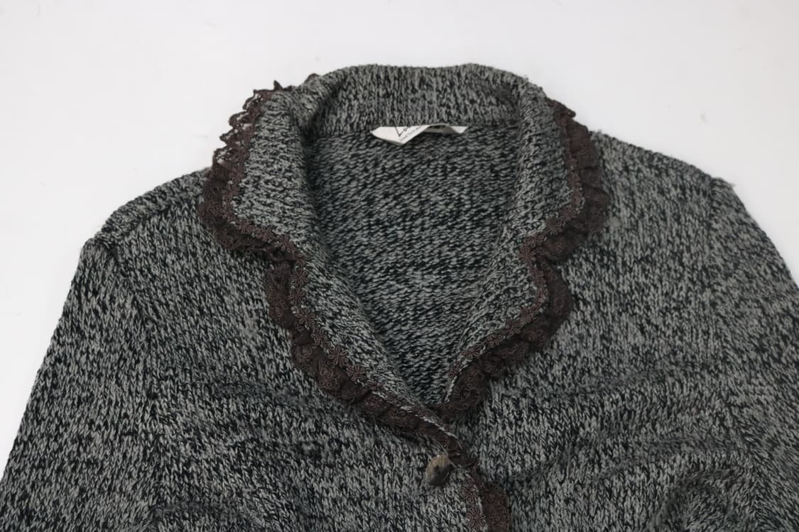 레이스 디테일 니트 가디건 상품이미지4