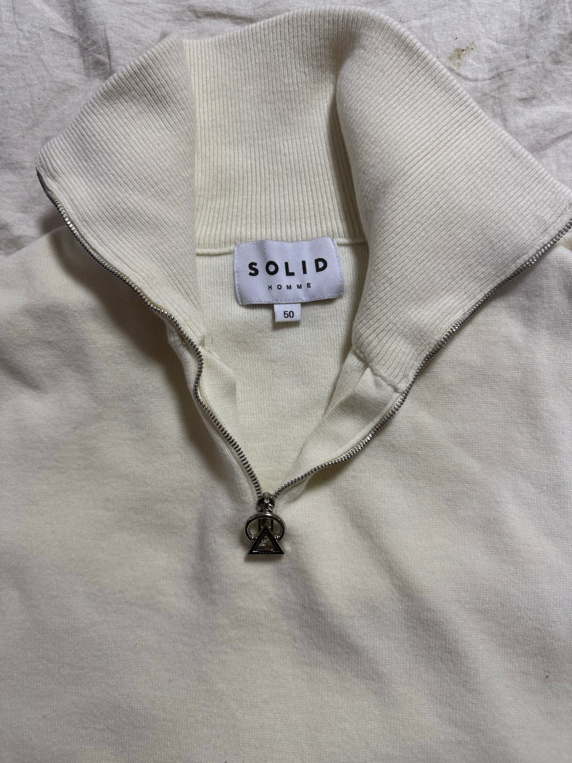 솔리드옴므 하프집업 니트 맨투맨 상품이미지3