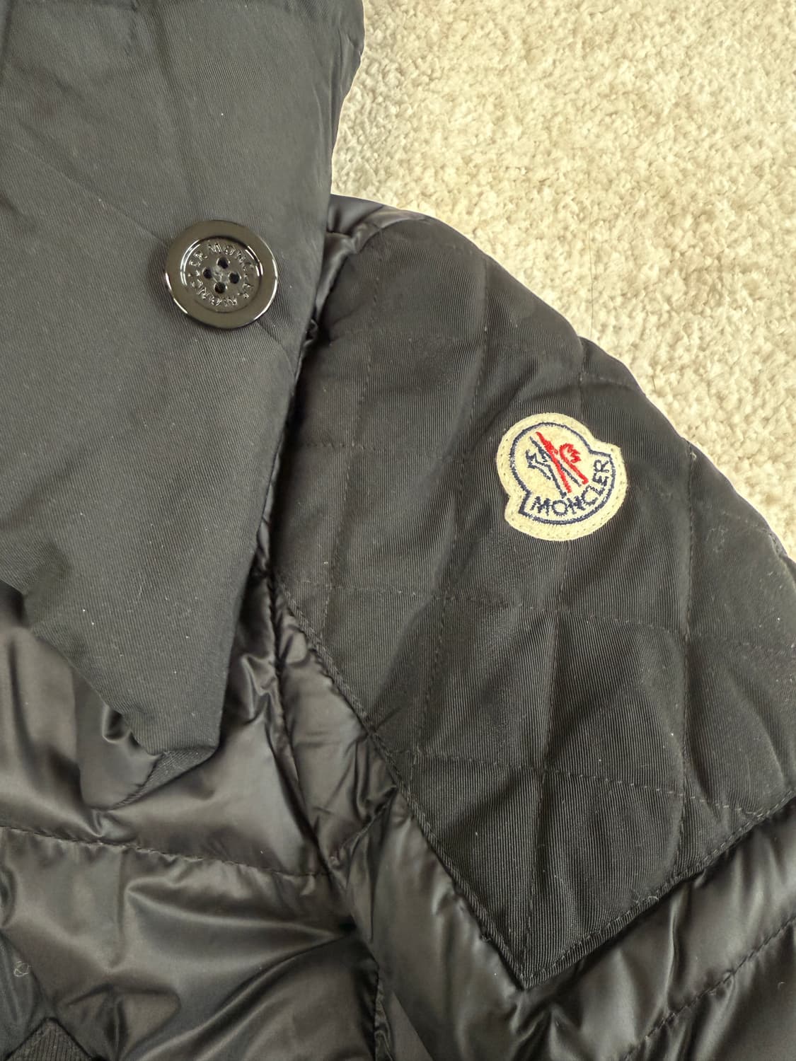 몽클레어 여성 블랙 패딩 자켓 -사이즈 1 -55-66 상품이미지2