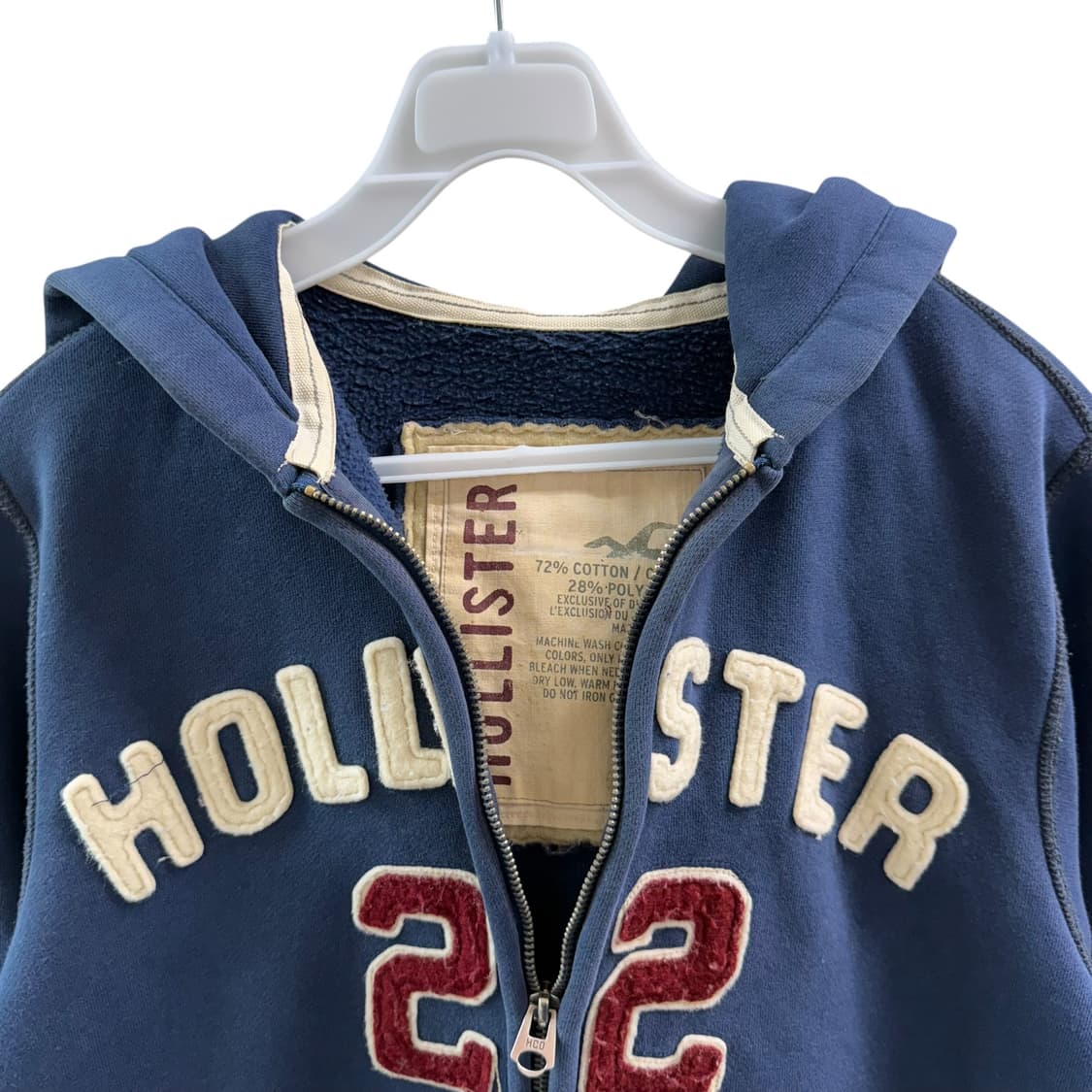 [S] 홀리스터 네이비 후드집업 상품이미지5