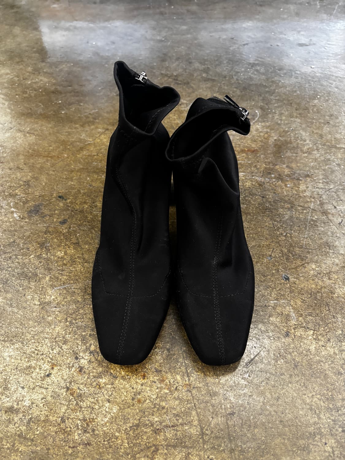 ZARA 블랙 앵클 부츠 삭스 부츠 240 상품이미지2