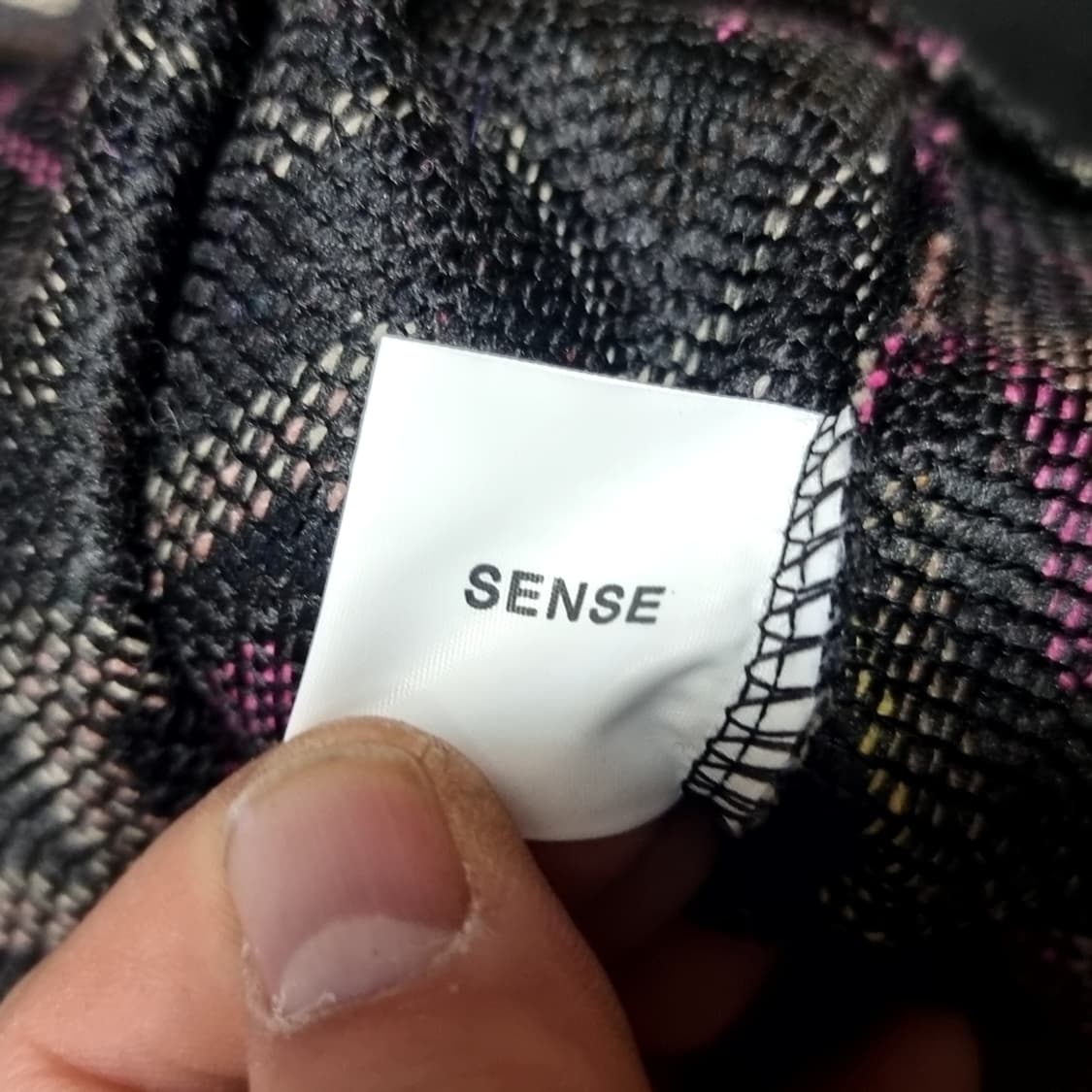 SENSE(센스)지그재그 패턴 니트 스웨터 100-105 상품이미지5