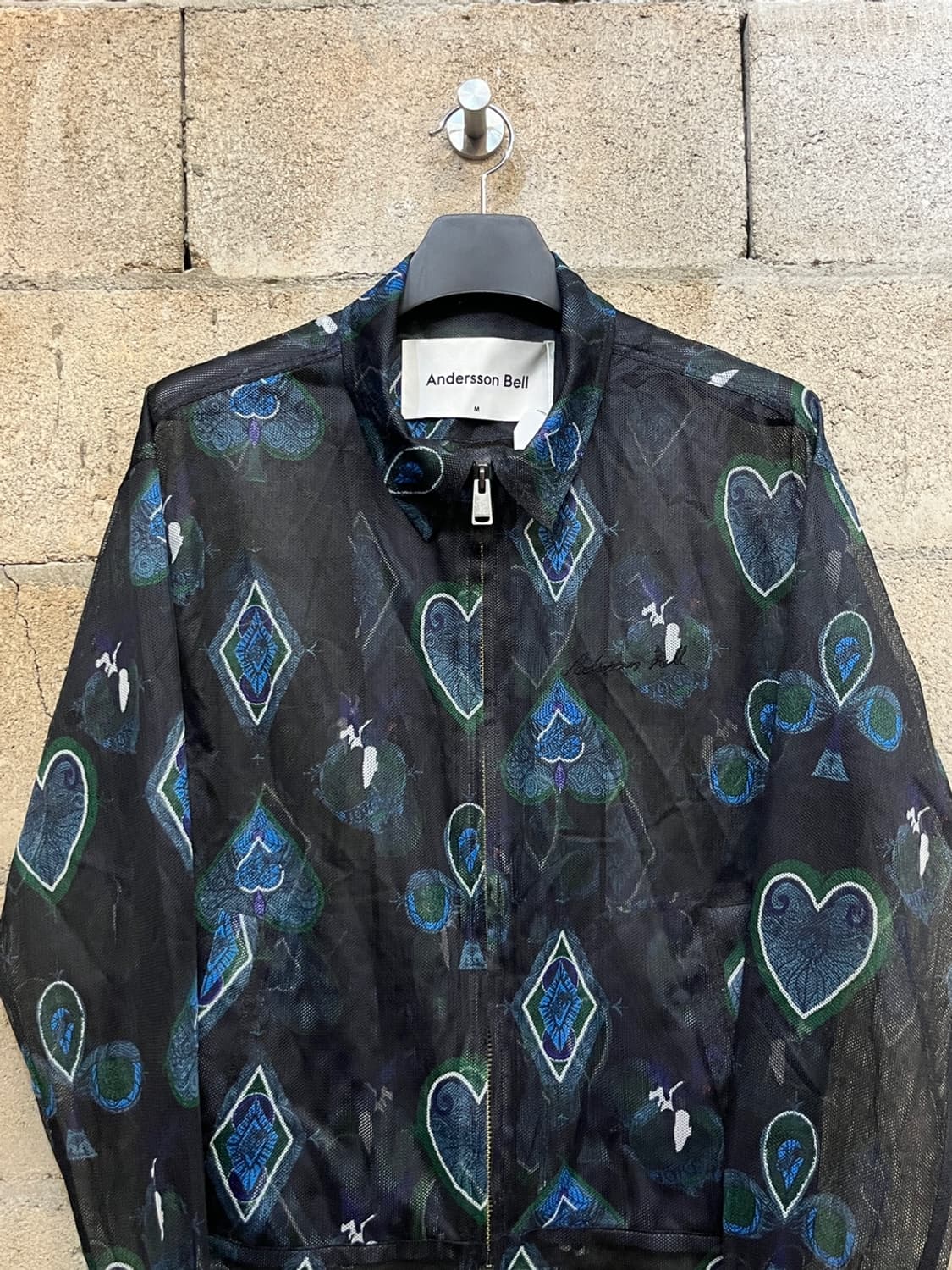 앤더슨 벨 쉬어 메쉬 집업 자켓 상품이미지2