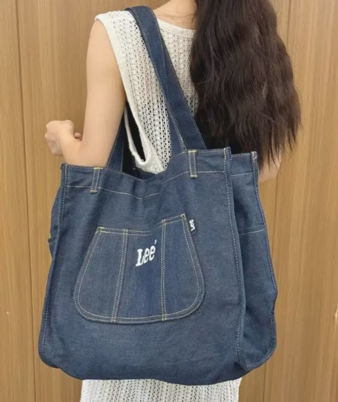 Lee 리 데님 보부상 토트백 Q1444 상품이미지2